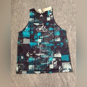 Adidas Dame D.O.L.L.A Reversible Basketball Tank HE6376, Men’s Size XL - NWT $65
